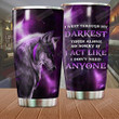 Wolf I Went Through My Darkest Times Alone So Sorry If I Act Like I Don't Need Anyone Stainless Steel Tumbler Cup