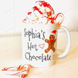 Gingerbread Man Hot Chocolate Mug, Gingerbread Mugs, Ceramic Coffee Mug