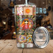 Hippie I'm Mostly Peace Love And Light Stainless Steel Wine Tumbler Cup