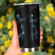 Radiology Picture Skeletons Dancing Stainless Steel Tumbler Cup