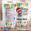 Personalized Dr. Seuss I Will Teach You In A Room Stainless Steel Tumbler Cup