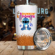 Stitch Dunkin's Donut Stainless Steel Wine Tumbler Cup