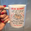 Personalized Happy 1st Mothers Day Dear Mommy I Can't Wait To Meet You Mug