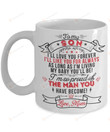 Personalized To My Son, I'll Love You Forever, Quote Ceramic Coffee Mug