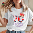 Queen Elizabeth II Platinum Jubilee 2022 CELIBRATION official Emblem T shirt Union Jack Royal Crown The Queen's T shirt 1480