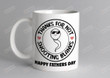 Funny Sperm Thanks For Not Shooting Blanks Happy Father's Day Mug Gift For Dad From Son Daughter On Father's Day
