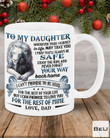 To My Daughter I Promise To Love You For The Rest Of Mine Lion Mug Gift For Your Daughter From Dad Gift For Her Birthday Graduated Anniversary Holidays Ceramic Coffee Mug 11 Oz 15 Oz