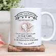 Personalized Dear Mummy This Mother's Day I'm Snuggled Warm And Safe In Your Tummy White Mug, First Mother's Day Mug, Perfect Gifts For Her On First Mother's Day