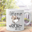 Personalized Bulldog I Adore You And Love Every Part Of You Especially Your Butt I Love Your Butt Mug Gift For Him Gift For Her Gift For Couple Lover Husband Boyfriend Birthday Anniversary Customized Name Ceramic Coffee Mug 11-15 Oz