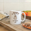 Adorable Fat Cat Mom Mug, Mom You're Pawsome Cups, Great Ideas To Mom From Daughter, Son, To My Mom From Son, Perfect Ideas Gift To Mommy, Grandma, Sister On Mother's Day