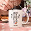 Gifts For Mother-In-Law, Mother-In-Law Gifts From Daughter Son In Law, Being My Mother-In-Law Coffee Mug, Christmas Mothers Day Birthday Gifts For Mother In Law, Mother-In-Law Color Flower Mug