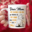 Personalized Yorkie Thanks For Picking Up My Poop And Stuff Dog Ceramic Mug, Custom Dog Poop Mug, Gift For Mom, Mother's Day