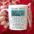 Personalized To My Wife Never Forger How Special You Are To Me Mug Gif For Wife From Husband Turtle Lovers On Valentine's Day