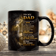Personalized To My Dad I Know It's Not Easy For A Man To Raise A Child Mug, Gift For Dad From Daughter, Father's Day Gifts