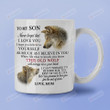 Wolf To My Son Mug Never Forget That I Love You Ceramic Coffee Mug