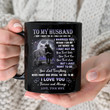 Personalized To My Husband I Didn't Marry You So I Could Live With You Mug, Gift For Couple, Aniversary Gift, Gift For Him On Valentine's Day, Gift For Wolf Lovers