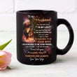 Personalized Mug To My Husband Lion From Wife Mug For Couple On Anniversary Valentine Day Gifts For Him Love I'm Honored To Be Your Wife Custom Name 11oz 15oz Mug