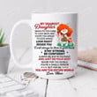 Personalized Mug To My Dearest Daughter From Mom Mug You Are The Entire World Gift For Daughter, Letter For Daughter Coffee Cup, Birthday Graduation Gift