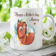 Wolf Hug Mug, Gifts For Aunt, Mommy, Grandma, Sister On Mother's Day, Birthday, Anniversary Funny Coffee Ceramic Mug 11- 15 Oz, Novelty Present From Daughter Son