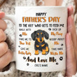 Personalized Dachshund Dad Happy Father's Day To The Guy Who Gets To Feed Me Mug Gift For Dachshund Dad Dachshund Lover On Father's Day