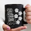 Personalized Dear Dad Thanks For Picking Up Our Poop And Stuff Love Mug