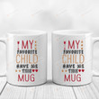 Gifts For Aunt, Mommy, Grandma, Sister On Mother's Day, Birthday, Anniversary Ceramic Funny Coffee Mug 11- 15 Oz, Novelty Present From Daughter Son, Mom Mug, Arrow Red Mug