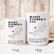 Personalized Fathers Day Gift How Does't It Feel To Be A Wrapped Funny Love Mug