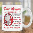 Personalized Dear Mommy Mother's Day Mug This Mother's Day I'll Be Snuggled Up In Your Tummy Mug Gifts For New First Mom To Be From The Bump On Mother's Day