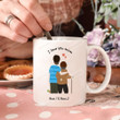 Customize Gift For Mom, Mother's Day Gift, Birthday, Anniversary Ceramic Funny Coffee Mug 11- 15 Oz, Novelty Present For Gradma, Aunt, Mom Mommy From Daughter Son, Love Yo Mug, Loving Hug Mug