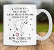 Personalized Roses Are Red Violets Are Blue There's No One Else I'd Rather Have Scooping Up My Poo Mug, Funny Dog Mug Gifts To Dog Mom, Mother's Day Gifts For Dog Mom, Dog Lover Mug