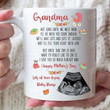 Personalized Grandma Lots Of Love From The Bump Mug, Sonogram Photo Upload Gift