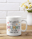 Personalised Worlds Best Mummy, Gift For Mom From Your Daughters Your Son, Mother's Day Gift