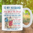 Personalized To My Husband Mug, Old Couple I Wish I Could Turn Back The Clock Mug, To Husband From Wife Valentines Day Father's Day Birthday Gifts