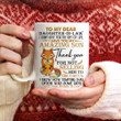 To My Dear Daughter In Law Fox Mug, I Gave You My Amazing Son Fox Mug, Funny Gift For Daughter In Law, Gift From Mother In Law