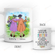 Personalized I Would Fight A Bear For You Sister Not A Grizzly Or A Brown Bear Or A Panda Mug, Gift For Bestie