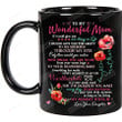 Personalized Mug, То My Wonderful Mom If I Could Give You One Thing In Life I Would Give You The Ability To See Yourself Through My Eyes Mug, Gift For Mom