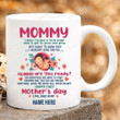 Personalized Dear Mommy Happy First Mother's Day, Baby's Sonogram Picture Mug - Mommy Are You Ready Grandma Said That You Are Amazingmug - Gifts For New First Dad To Be From The Bump