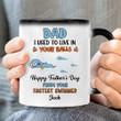 Personalized Sperm I Used To Live In Your Balls Happy Father's Day From Your Fastest Swimmer Mug Gift For Dad From Son Daughter On Father's Day