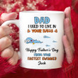 Personalized Sperm I Used To Live In Your Balls Happy Father's Day From Your Fastest Swimmer Mug Gift For Dad From Son Daughter On Father's Day