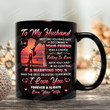 Personalized To My Husband Meeting You Was Fate Ceramic Mug, Becoming Your Friend Was A Choice, Gift For Husband From Wife, Father's Day