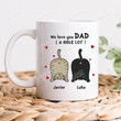 I Love You A Whole Lot Cat Dad Mug, Father's Day Cat Mug, Funny Cat Dad Mug, Cat Butt Accent Mug, Cat Lover Gift, Funny Dad Gift From Cat