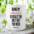 Customized Gifts For Mother-In-Law, Mother-In-Law Gifts From Daughter Son In Law, Being My Mother-In-Law Coffee Mug, Christmas Mothers Day Birthday Gifts For Mother In Law, Mother-In-Law Mug