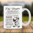 Personalized Mug To My Daughter If I Could Give You 3 Things In Life Mug, Gift For Daughter From Dad, Father's Day Gift