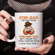 Step Dad I'm Not From Your Hairy Sack Mug, Funny Gift For Dad From Bonus Childs, Father's Day Gift
