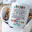 Daddy Are You Ready Ceramic Mug, Baby's Sonogram Picture Mug, Gift Mug For New Dad From The Bump Fathers Day