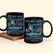 To My Son Never Forget That I Love You Mug, Funny Gift For Son From Dadzilla, Father And Son Ceramic Coffee Mug, Gift For Family Friends Men, Gift For Him, Birthday Father's Day Holidays Anniversary