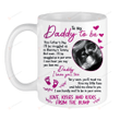 To My Daddy To Be I Love You Too Mug, New Dad First Dad Mug From Daughter Wife, Gift For Family Friends Men, Gift For Him, Birthday Father's Day Holidays Anniversary