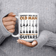 Someday I Will Be An Old Man Mug, Electric Guitars Player Mug Gift For Musician Vintage Mug, Guitar Lover Mug, Coffee Mug 11OZ, 15OZ Ceramic