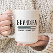 Fathers Day Gift For Grandpa, Grandpa Fathers Day Gift From Grandchild, New Grandpa Mug, Grandpa Loading Arriving 2022