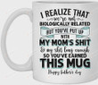 Mug Gift For Fathers Day, Step Dad Fathers Day Gift, Gift For Bonus Dad From Kids, I Realize That We're Not Biologically Related Gift, Happy Fathers Day Gift